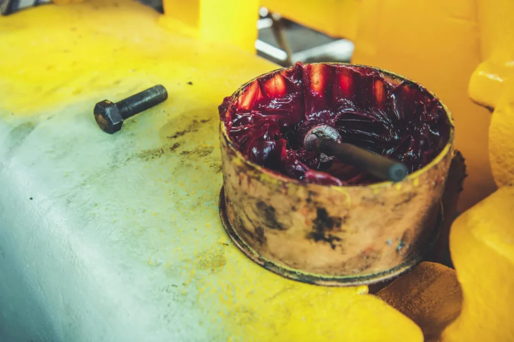 Synthetic compressor oils for continuous offshore service