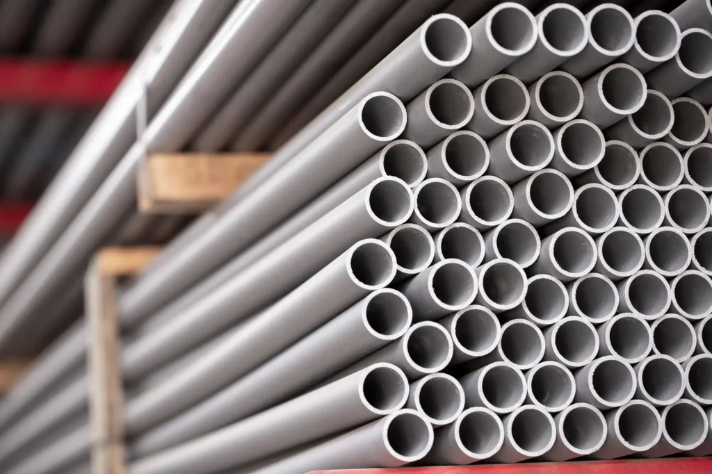 PVC-O pipes for industrial and marine use