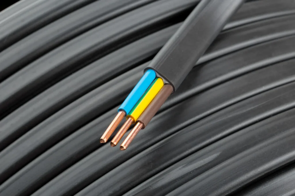 PVC-insulated electrical cable for industrial wiring