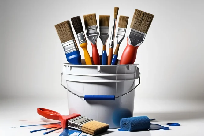 Painting tools for marine hull protection