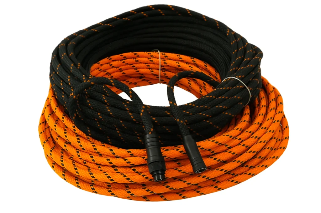 Hard-wired diver communication system with noise cancellation